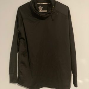 Black Nike drifit running sweatshirt